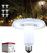 Satco S13148 20/30/40W LED HID Replacement Corncob, CCT Selectable 3000K-5000K, E26 Medium Base, Ballast Bypass Type B, 120-277V, 2900-6400 Lumens, IP65 Wet Location, Enclosed Fixture Rated (6 Pack)