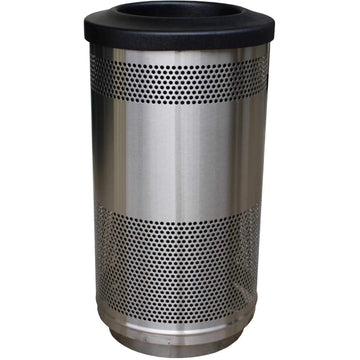 Stainless Steel Standard by Witt Industries – 35-gallon, 35.0 gallons, Steel, Stainless Steel, Model SC35P-01-SS-FT