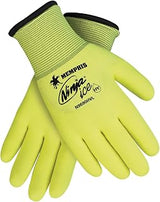 MCR Safety N9690HV Insulated 15 Gauge with Acrylic Terry Interior Over The Knuckle Coated Work Glove, 2XL, 1 Pair