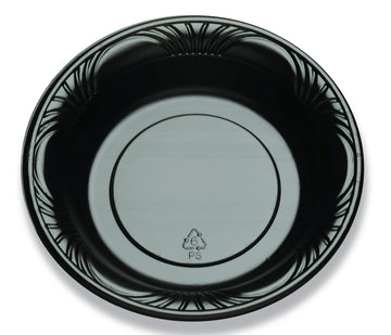 D and W Fine Pack Black Plastic Fine Bowl by C-Fine – 16.0 ounces, Plastic, Pack of 500, Model CF16B-07