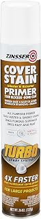 Zinsser Cover Stain Turbo Primer Spray, 26 oz, White, (Pack of 1)