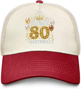 ITIS MYGRANDA'S 80ith Birthday Hat Funny Trucker Hats for Men Baseball Caps Funny Birthday Gifts