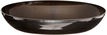 CaterLine 32-Ounce Plastic Oval Serving Bowl by WNA – 32oz, 32.0 ounces, Polystyrene # 6, Black, Pack of 50