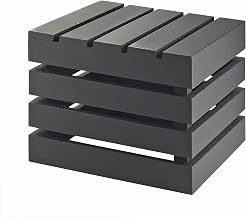 Cal-Mil 3332-10-96 Crate Riser, 10" Height, 12" Width, 12" Length, Midnight Bamboo