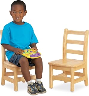 Jonti-Craft 5908JC KYDZ Ladderback Chair, 8" Height