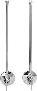 Zurn Z8804-XL-LK-PC Angle Stop Valve, 2-3/4" Long, Control Stop Loose Key, Brass