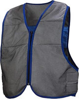Pyramex Safety CV100M Cooling Vest - Gray and Blue - Size Medium-Extra Large