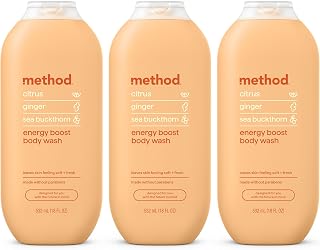 Method Body Wash, Energy Boost, 18 fl oz, 3 pack