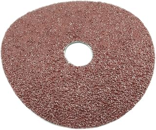 Forney 71758 5-Inch Aluminum Oxide Sanding Disc with 7/8-Inch Arbor, 24-Grit