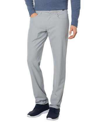 Open to Close Pants Heather Sleet by TravisMathew – 38 Big, Polyester, Heather Sleet, Model 1MT435-021