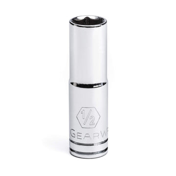 3/8" Drive Deep SAE Socket 1/2" by GEARWRENCH – 2", 6 Point, Alloy Steel, Model 80367