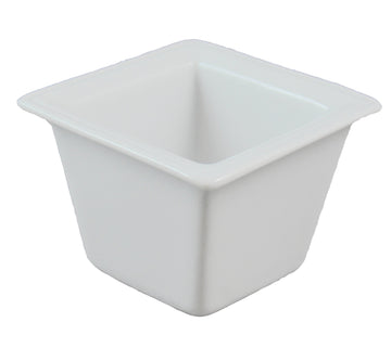Signature Mini Pot with Rim by Vertex China – Porcelain White, Pack of 48, Model ARG-PTR