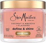 Shea Moisture Coconut & Hibiscus Define & Shine Edge Gel 3.5oz | Keeps edges sleek and controlled all day while hydrating with Coconut Oil and Glycerin.