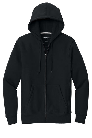 Unisex Super Heavyweight Full Zip Hooded Sweatshirt Black by SPORT-TEK – Large, Cotton, Black, Model F282