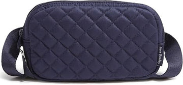 Vera Bradley Premium Cotton Large Travel Duffel Bag, Royal Blue/Red Bandana