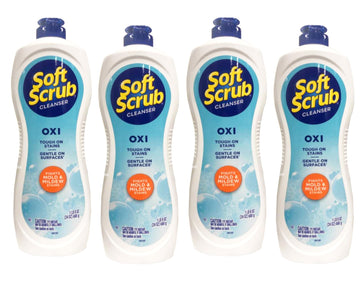 Oxi Cleanser by Soft Scrub – 24 Ounce (Pack of 4), Pack of 4, Model S-xa563
