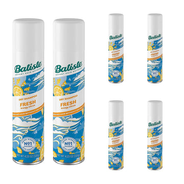 Dry Shampoo Fresh by Batiste – 4.23 Fl Oz (Pack of 6), Clear, Pack of 6, Model BDS502202