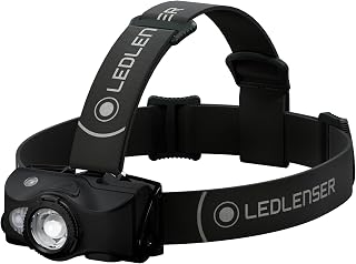Ledlenser MH8 Headlamp, LED Headlamp, Hard Hat Light, Head Flashlight