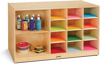 Jonti-Craft 0441JC Mobile Storage Island Without Bins