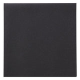 Linen-Like Dinner Napkin by Hoffmaster – 17" x 16", Paper, Black, Pack of 300, Model 125073