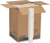 Georgia-Pacific Case Pack of 20 DIXIE Perfect Touch 16 Oz insulated paper hot cups. White - Bag of 5