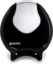 San Jamar Summit, Plastic, 3.25 Inches, Black, Silver