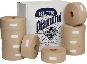 Holland 5 Mil Kraft Water Activated Tape, 3" x 600', Tan, Lot of 10