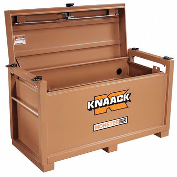 Monster Box Chest by KNAACK – 30"L x 66"W x 36"H, 31.0 quarts, Steel, Tan, Model 1010