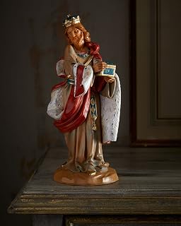 Fontanini by Roman, King Melchior, 12" Collection, Nativity Figure, Made in Italy