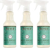 Mrs. MEYER'S CLEAN DAY Multi-Surface Everyday Cleaner, Basil Scent, 16 Fl Oz Bottle - 3 Pack | Removes Dirt and Freshens Surfaces, Everyday Use, All-Purpose Cleaner, Cruelty Free, Made with Essential Oils