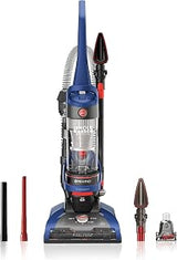 Hoover WindTunnel 2 Whole House Rewind Bagless Vacuum Cleaner | Corded Upright Vac, HEPA Media Filtration, Blocks Allergens and Absorbs Odors, Corded Vacuum Cleaners for Home Use