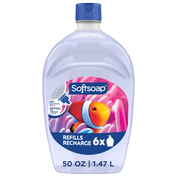 Aquarium Liquid Hand Soap by Softsoap – 50 Fl Oz (Pack of 1), Blue, Model US05262A
