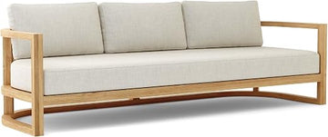 Anderson Teak Junus 3-Seat Sofa (Linen Natural)