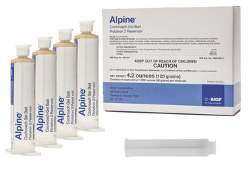 Cockroach Gel Bait Rotation 2 Reservoir - 1 Box (4 x 30 Gram Tubes) by Alpine – 1 box ( 4 x 30 gram tubes), White, Model 59012375
