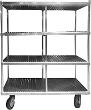 Channel FTDR-3/PP Tray Drying Rack, Mobile Drying Rack, Heavy-Duty, All-Welded, 63"W x 30"D x 60"H