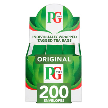 ENVELOPE TEA BAGS PK by PG Tips – PK200, Pack of 200, Model 15919604