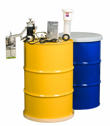 Aerosolv 7000XL Super Aerosol Can Recycling System by Justrite – Carbon, Yellow, Model 28231