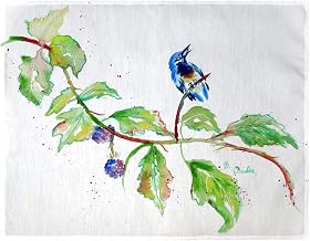PM1072 Bird & Blackberries Place Mat - Set of 4