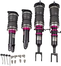 MARS-6021-B Mono-Air Strut Lowering Kits, 32 Damping Settings, compatible with Infiniti G35 Coupe (CV35) RWD 2003-07