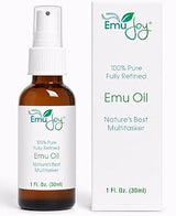 Emu Joy Emu Oil - Fully Refined Skin & Body Oil Fragrance Free - 1 fl oz | Fast Absorbing Non Greasy Conditioning Oil With Pure Refined Emu Oil For Skin & Body Care, Ideal For Daily Moisturizing