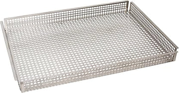 Cadco COB-H Half-Size Oven Basket, Stainless Steel, 3.5 lbs., For Commercial Use, Dishwasher Safe, Accessories for Crispy Foods Healthy Cooking