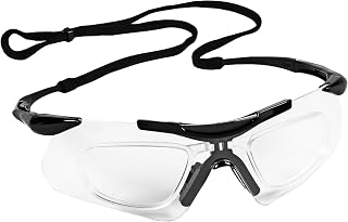 Ansell KleenGuard Nemesis Rx Insert Clear Anti-Fog Lens Safety Glasses (12)