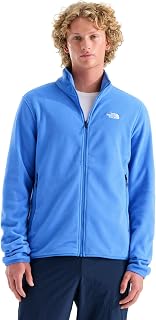 The North Face Men's Glacier Fleece Jacket | Zippered Hand Pockets & Stretch Binding on the Collar, Cuffs & Hem