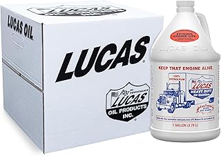 Lucas Oil 10002 Heavy Duty Oil Stabilizer - 1 Gallon (Pack of 4) | Engine Anti-Wear Lubricant Additive Friction Reducer Performance Booster Vehicle Maintenance Treatment Combo Quad Set 3.78L