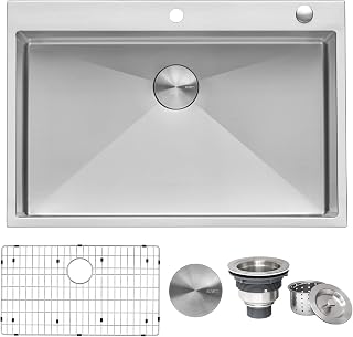 Ruvati 33x22-in 16-Gauge Tight-Radius Topmount Sink - RVH8005
