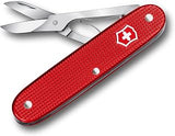 Companion X Alox Swiss Army Tool with Precision Scissors, Red | Premium Swiss pocket knife with 9 functions, sleek Alox scales, and durable victorinox swiss army knife craftsmanship.