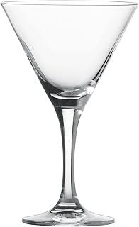 Schott Zwiesel Tritan Crystal Glass Mondial Stemware Collection Martini Cocktail Glass, 8.2-Ounce, Set of 6