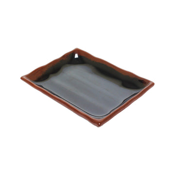 Tenmoku melamine dinnerware collection 12 oz by Thunder Group – Large, Melamine, Black brown, Model 2408TM