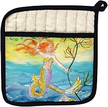Betsy Drake PT373 Betsys Mermaid Pot Holder