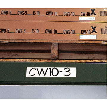 3" x 6" Magnetic Write-On Label by Aigner – 3*6 inches, White, Model MX306
